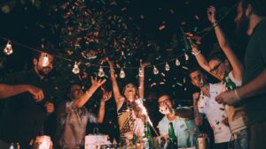 Limousine service at Night

